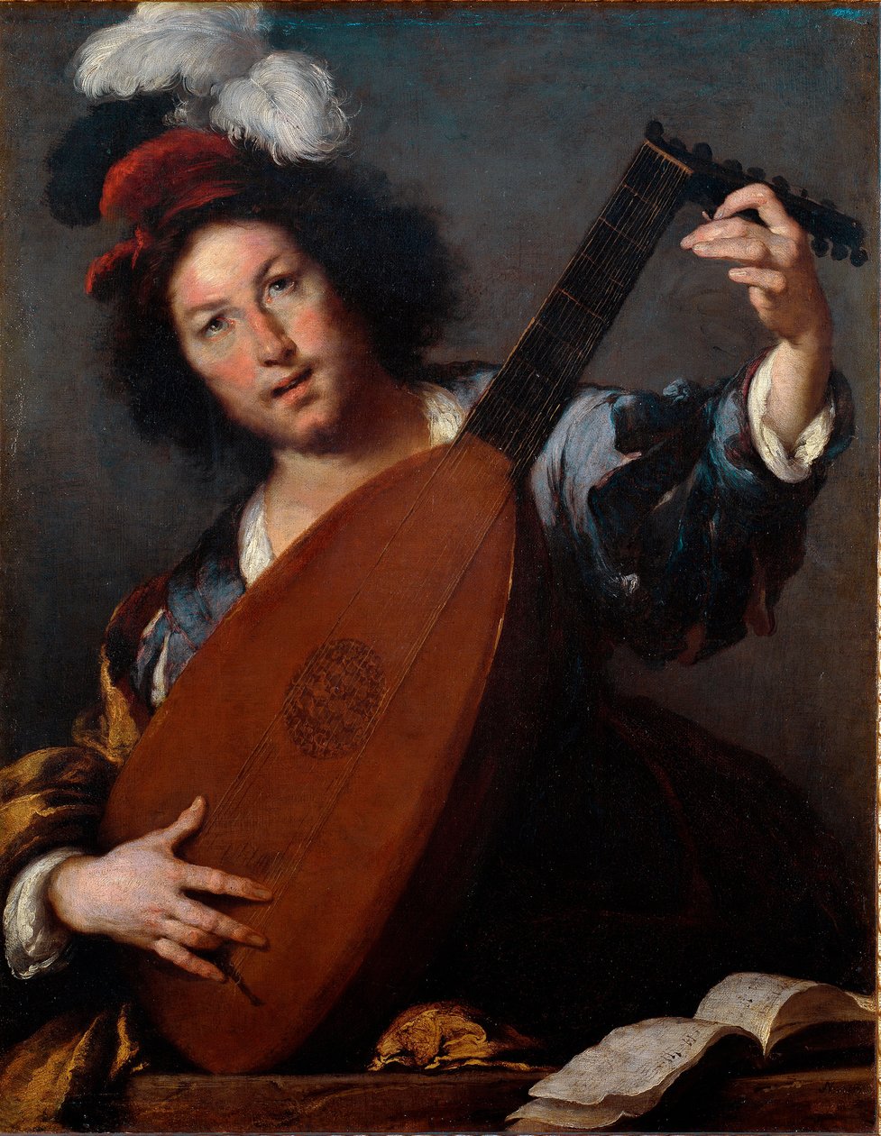 Luutun pelaaja tekijältä Bernardo Strozzi