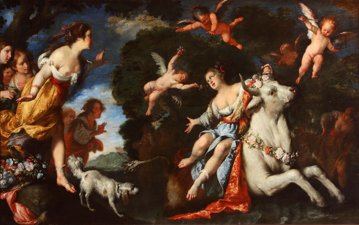 Europan sieppaus tekijältä Bernardo Strozzi
