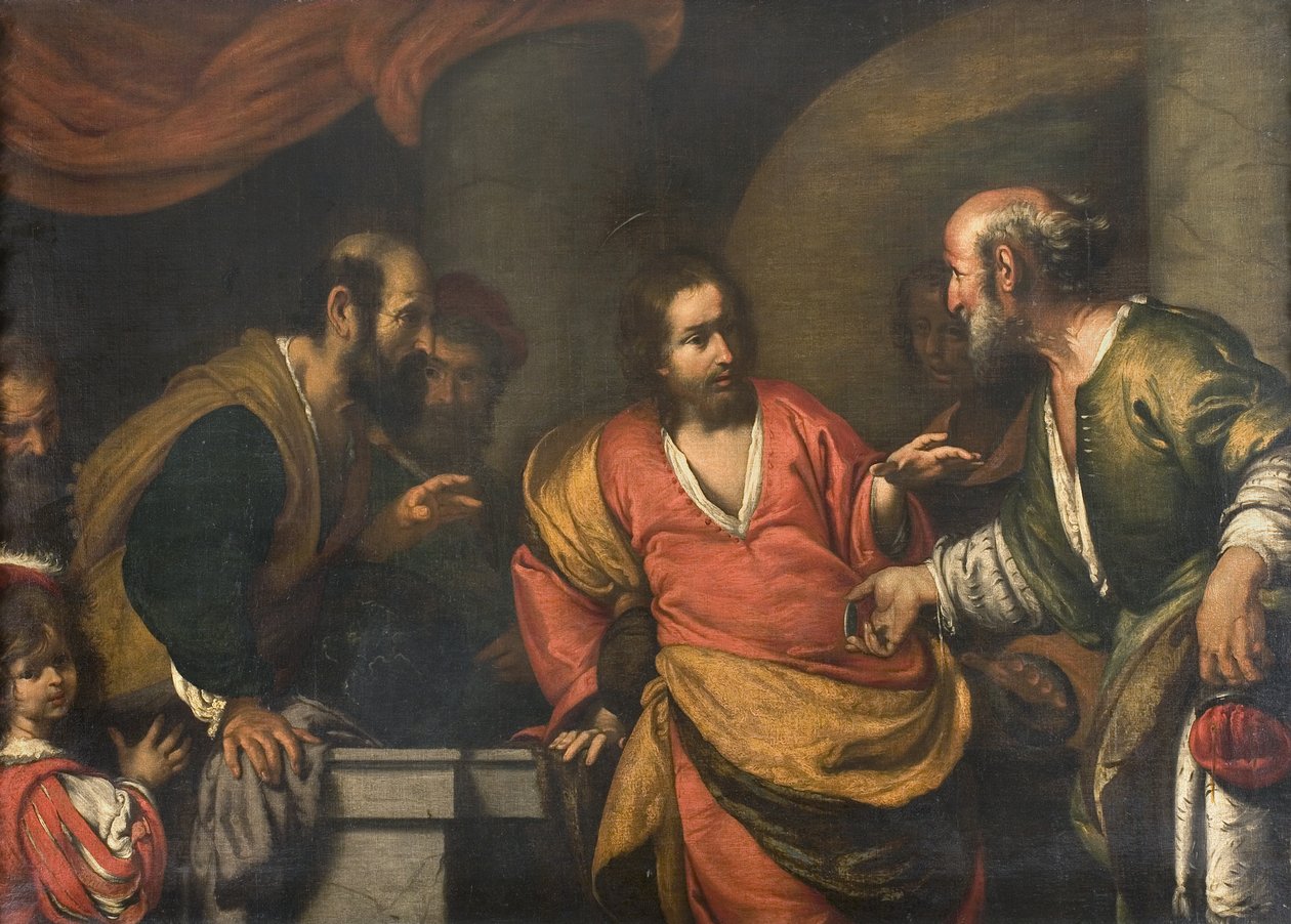 Tribuuttiraha, noin 1631 tekijältä Bernardo Strozzi