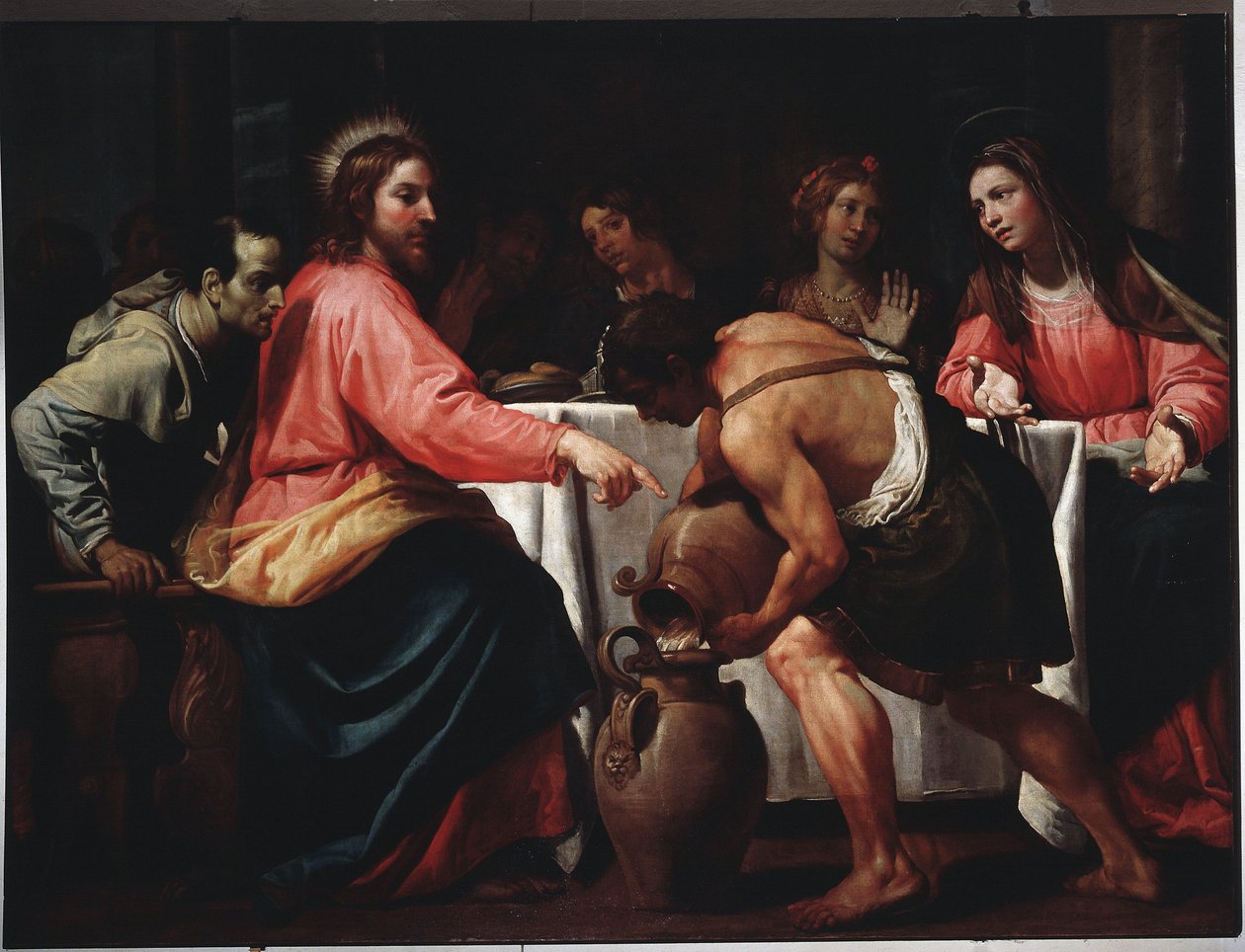 Häät Canassa (öljy kankaalle tekijältä Bernardo Strozzi