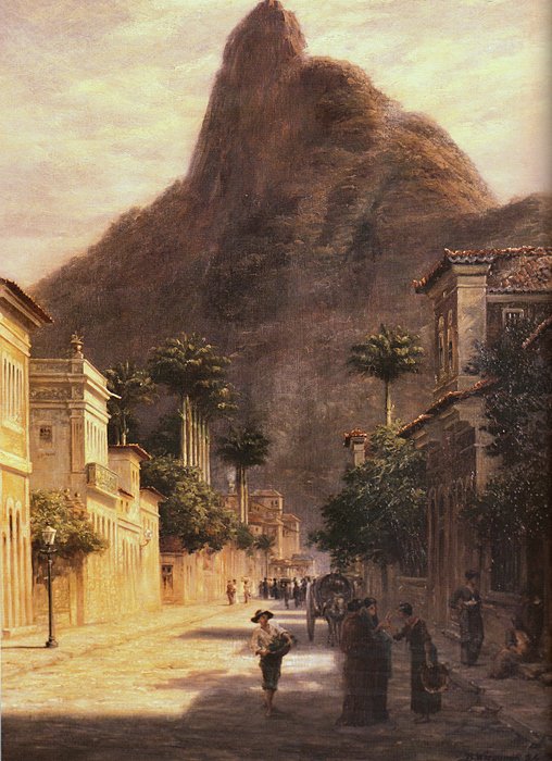 Rua Sao Clemente, Rio de Janeiro Englanti: The Sugar Loaf from Rua Sao Clemente, Rio de Janeiron tekijältä Bernhard Wiegandt