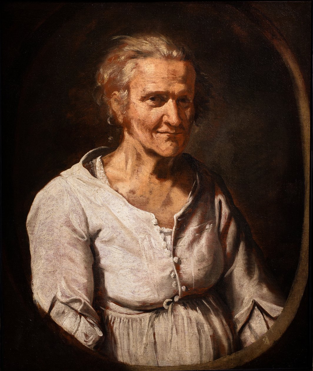 Vanha maalaisnainen tekijältä Bernhard (fl.1624 87) Keil