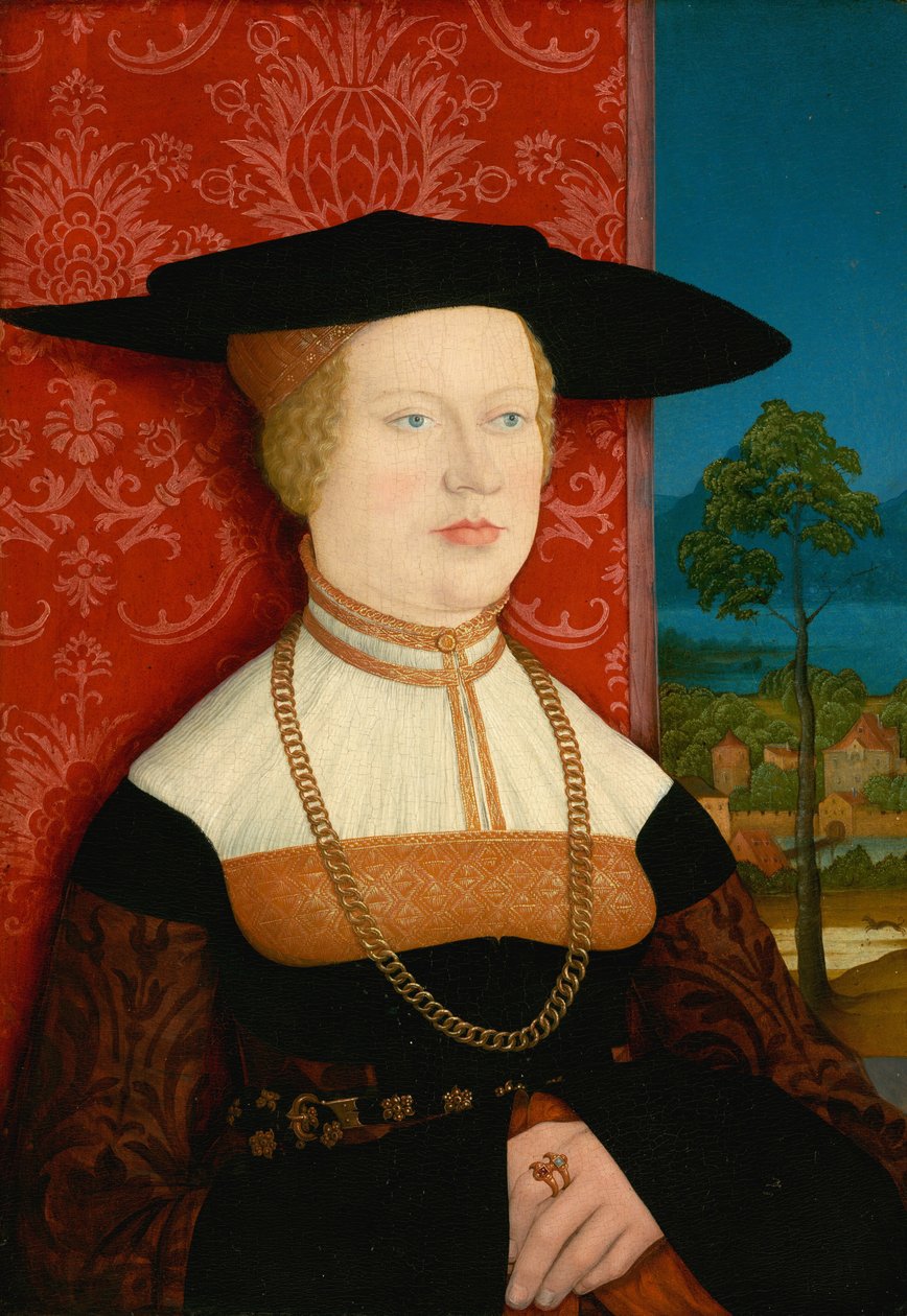 Margarethe Vöhlin, 1527. tekijältä Bernhard Strigel
