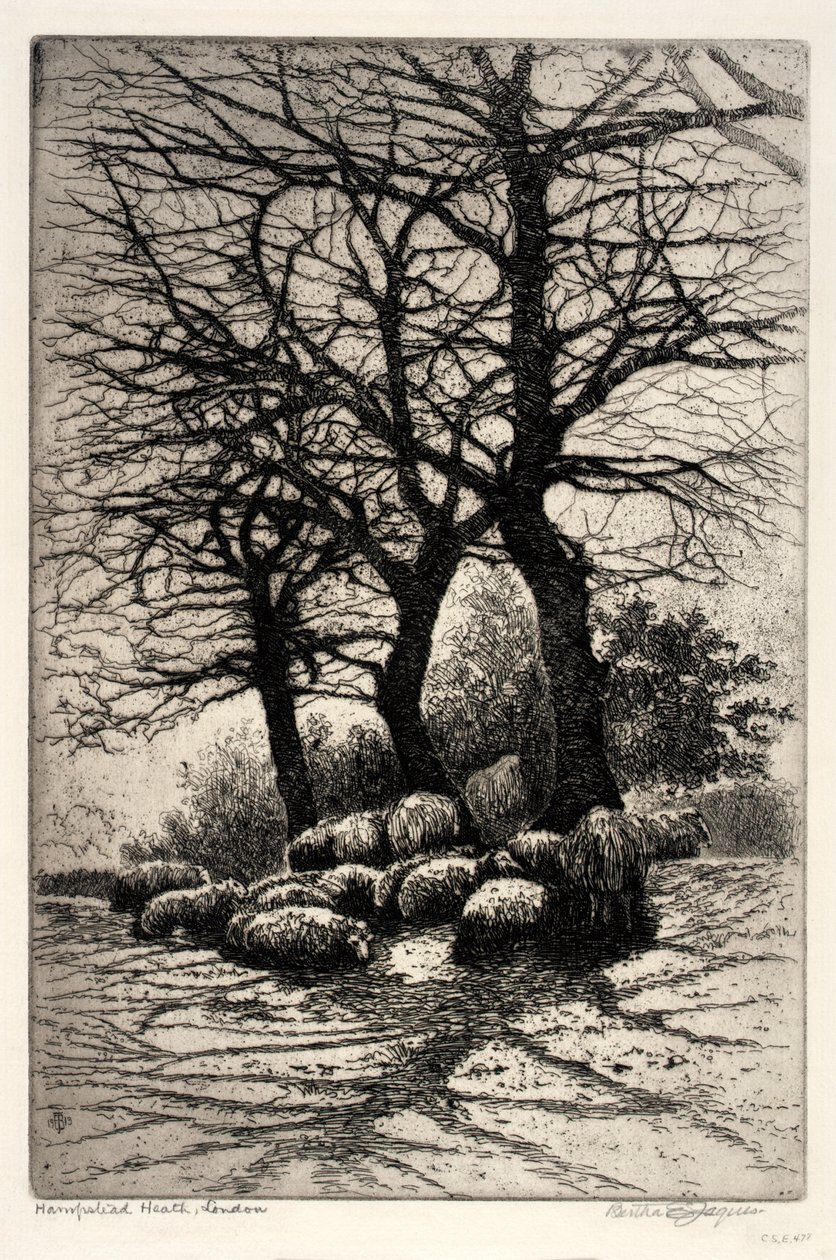 Hampstead Heath, Lontoo tekijältä Bertha E. Jaques
