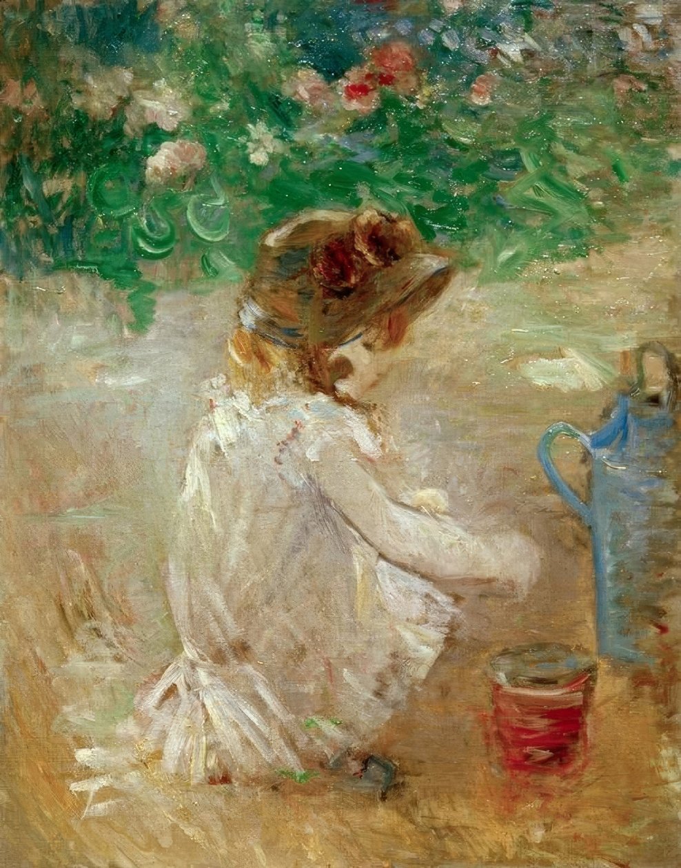 Les pâtés de Sable tekijältä Berthe Morisot