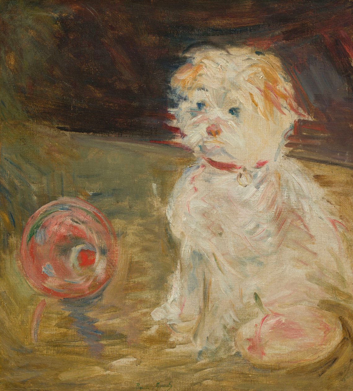 Pallo koira. tekijältä Berthe Morisot