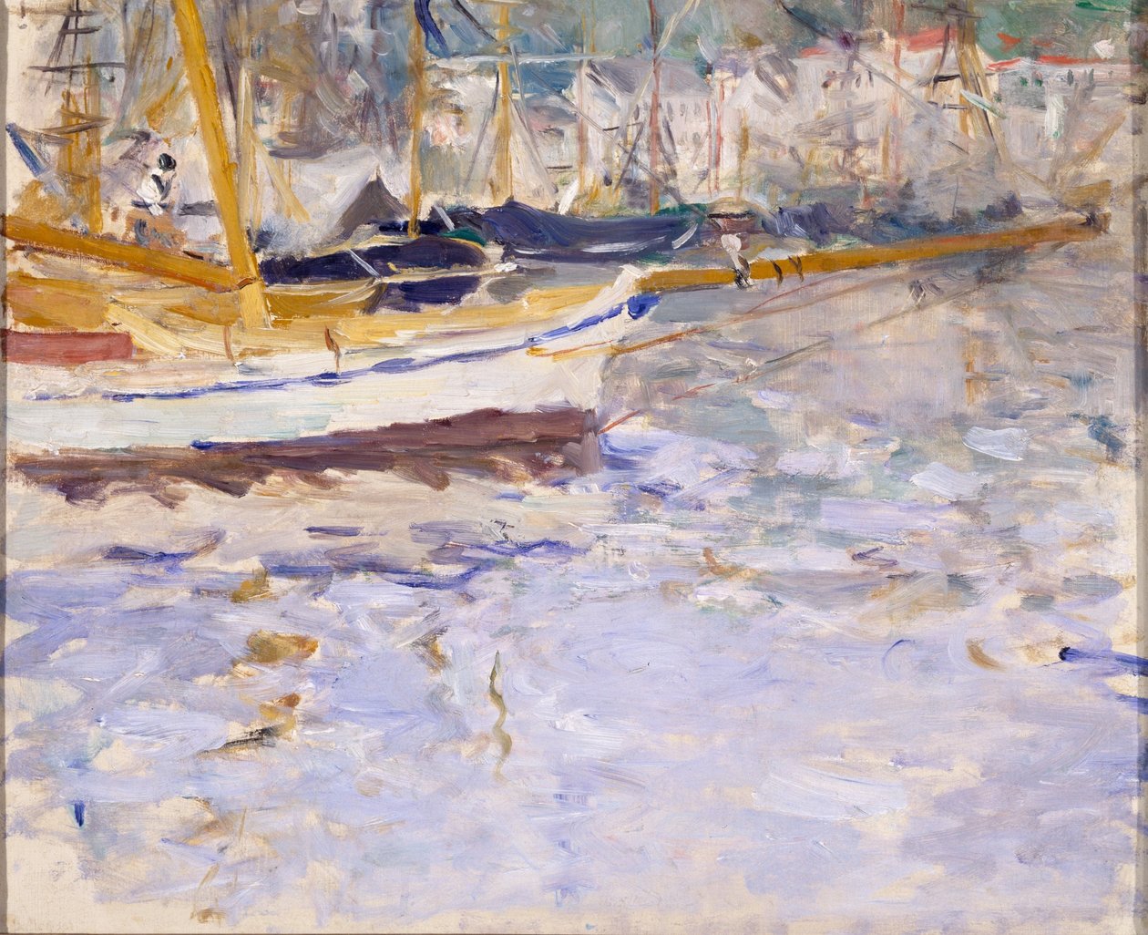 Nizzan satama tekijältä Berthe Morisot