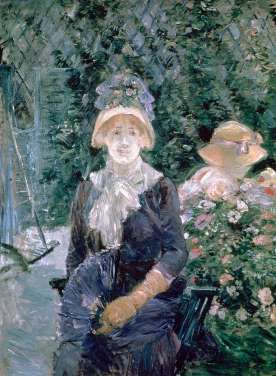 Puutarhassa, 1883 tekijältä Berthe Morisot