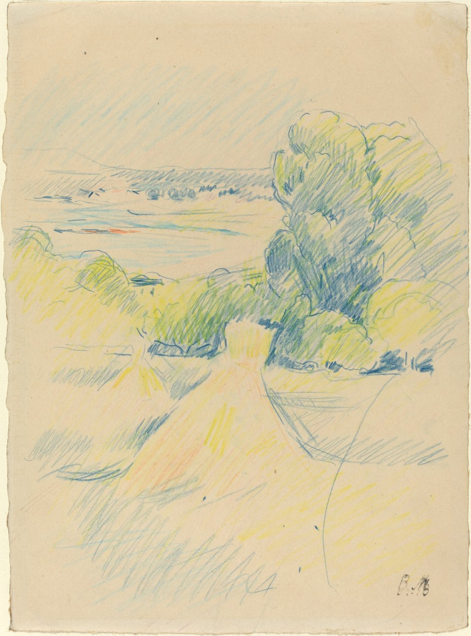 Maisema,. tekijältä Berthe Morisot