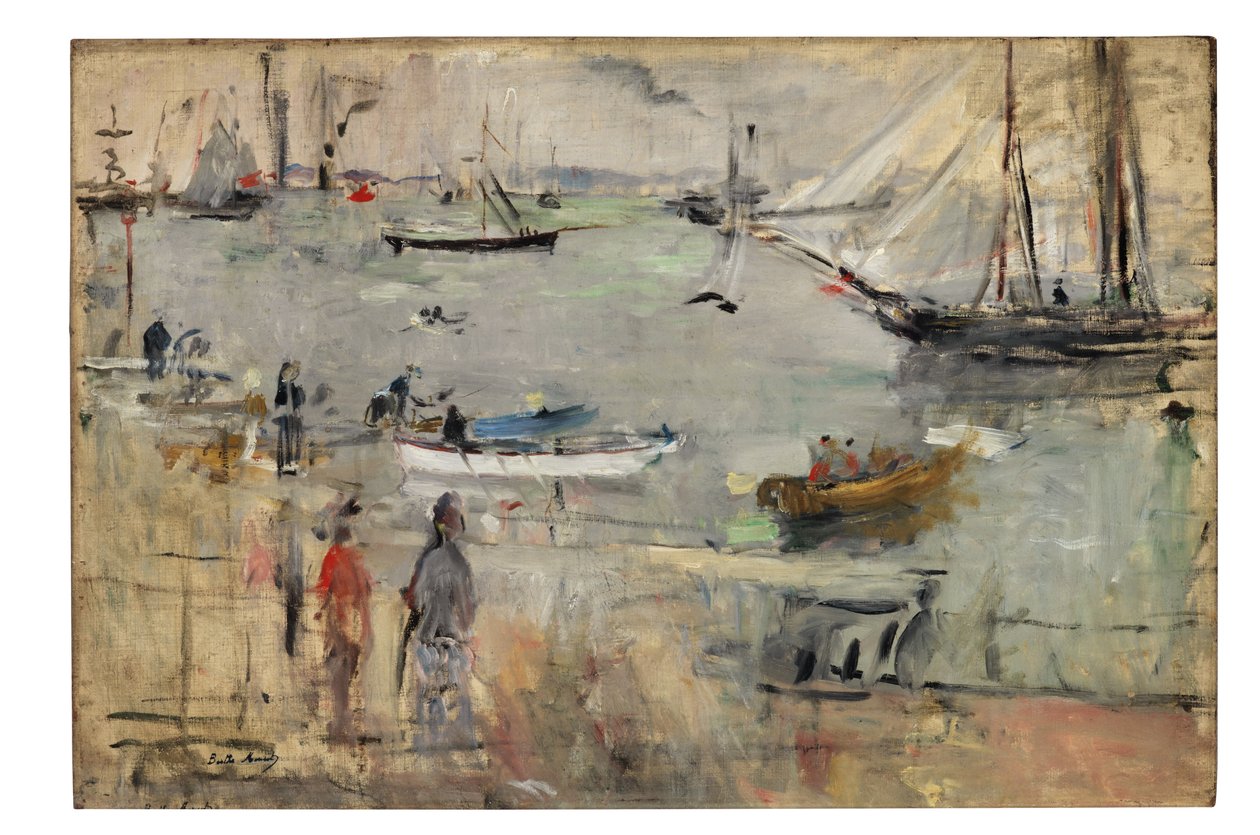 Laivasto Englannissa, 1875 tekijältä Berthe Morisot