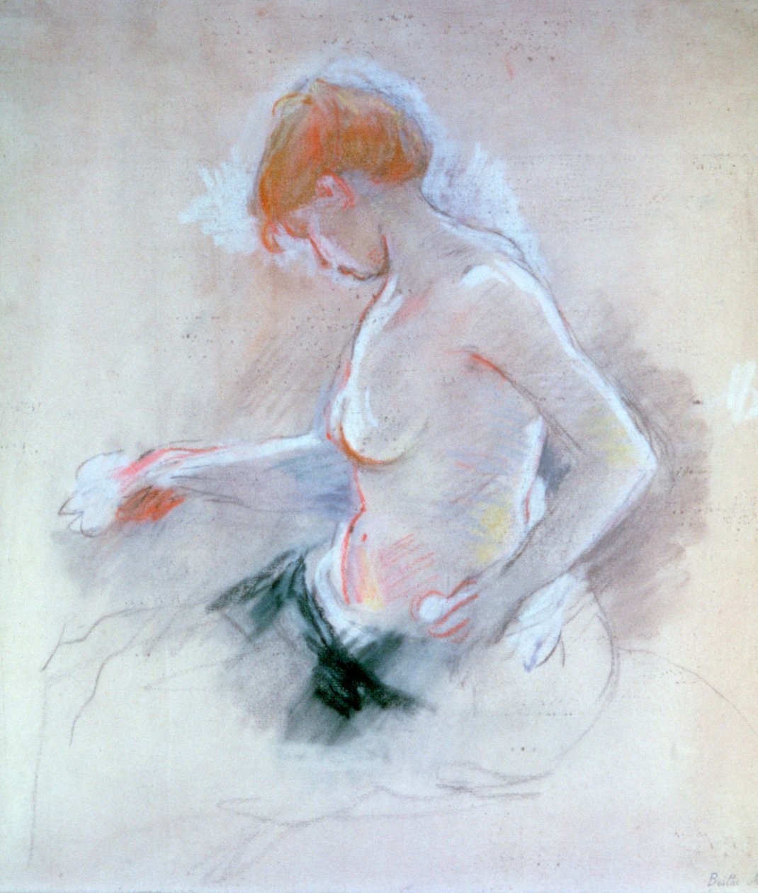Alaston, c1861-1895 tekijältä Berthe Morisot