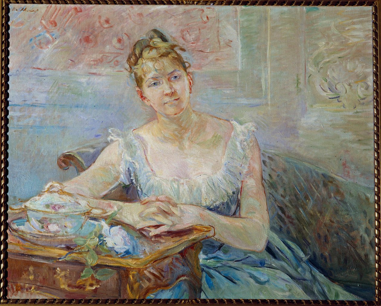 Louise Riesenerin muotokuva tekijältä Berthe Morisot