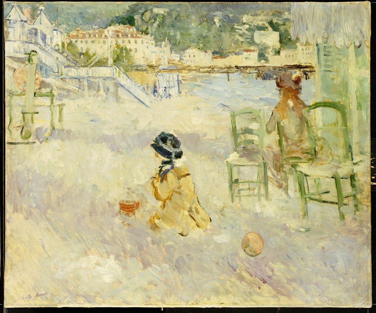 Nizzan ranta, 1882 tekijältä Berthe Morisot