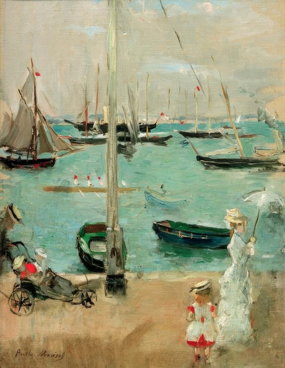 West Cowes, Isle of Wight tekijältä Berthe Morisot