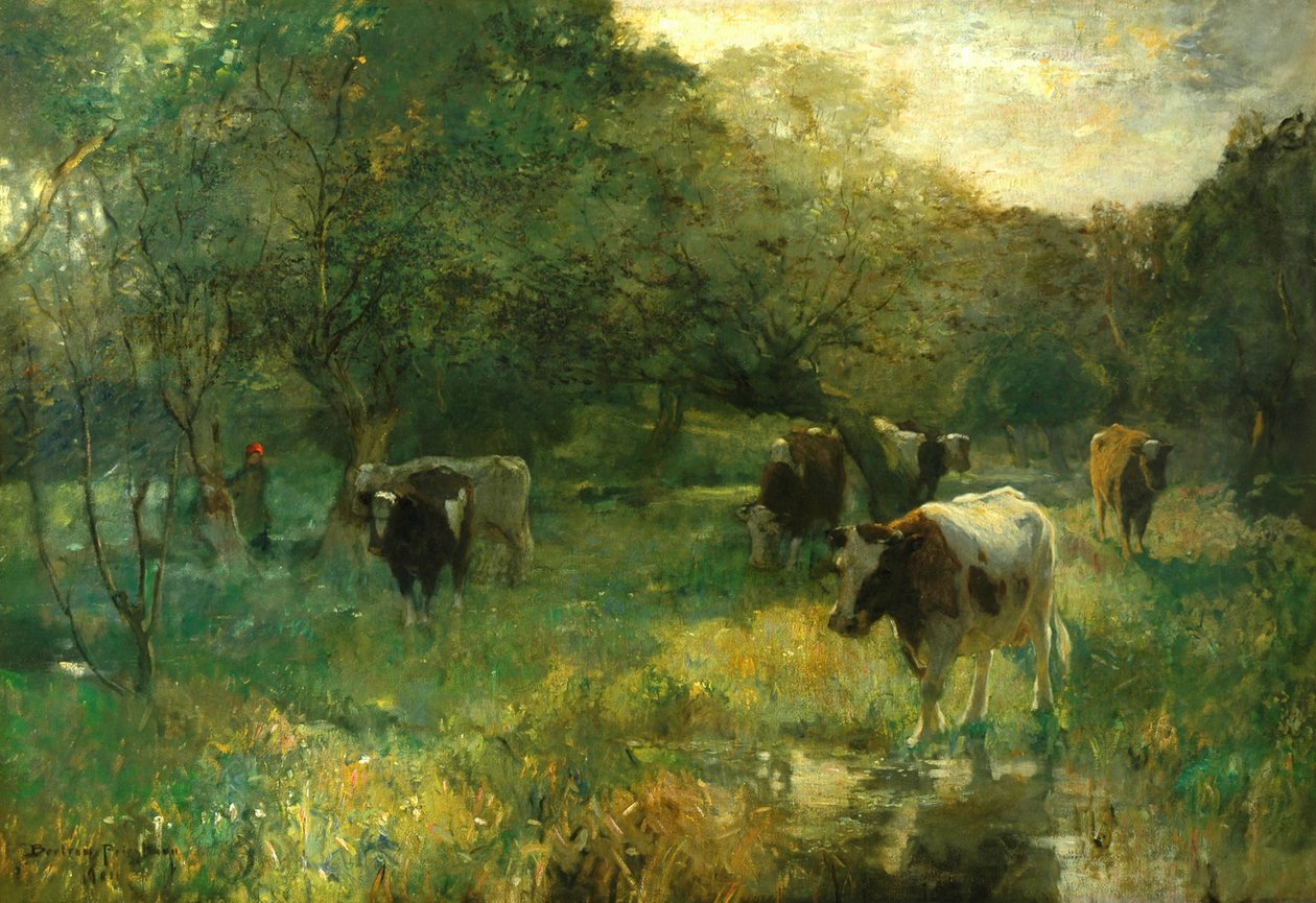 Valley Pasture, Marsh Meadows tekijältä Bertram Priestman