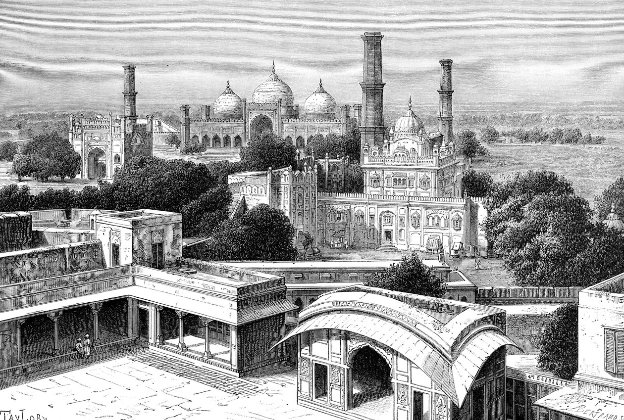 Lahore, Pakistan, 1895. tekijältä Auguste Bertrand