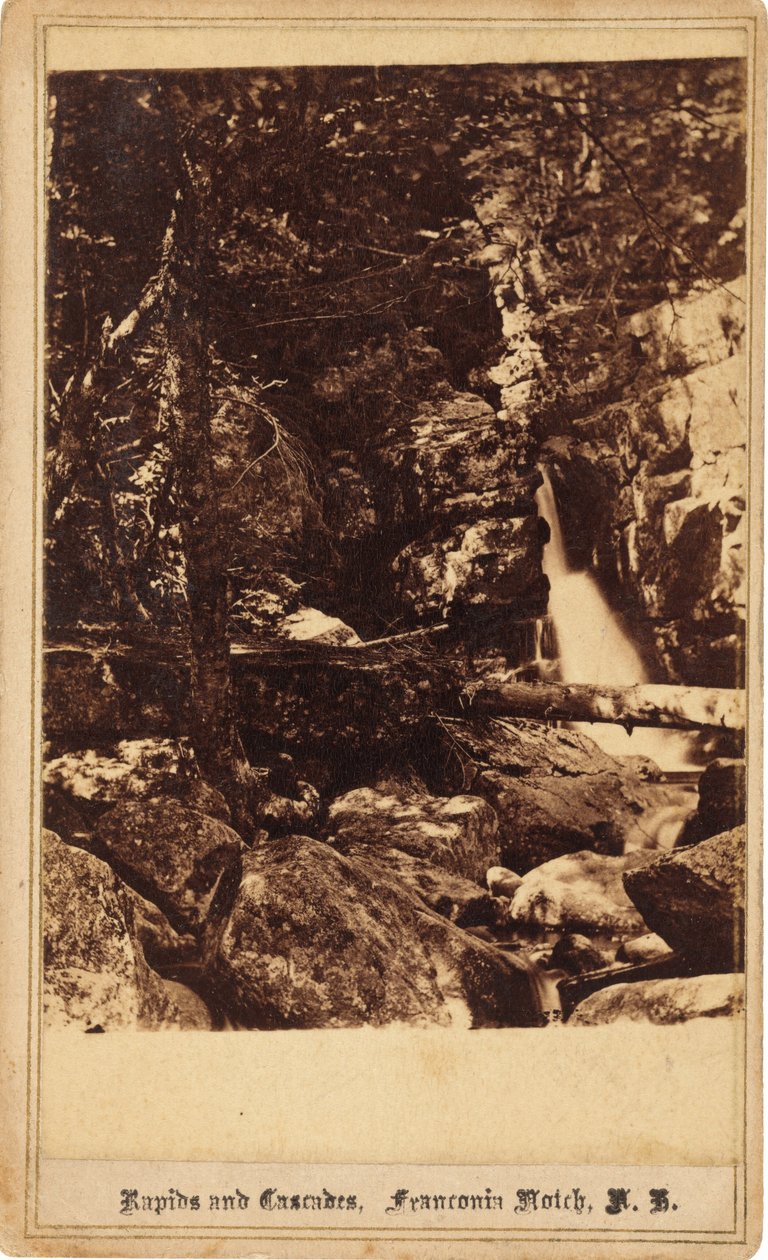 Rapids and Cascades, Franconia Notch, New Hampshire tekijältä Bierstadt Brothers