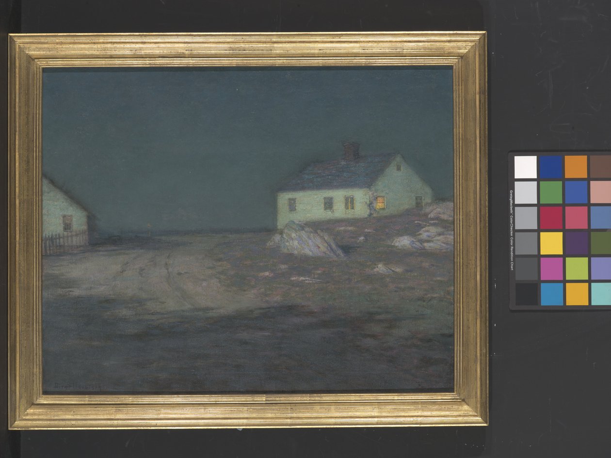 The Harbour Light (ulei pe pânză) finlandez tekijältä Birge Harrison