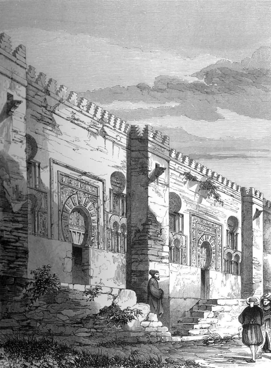 Mezquita, Cordoba, Espanja, 1849. tekijältä Bisson and Cottard