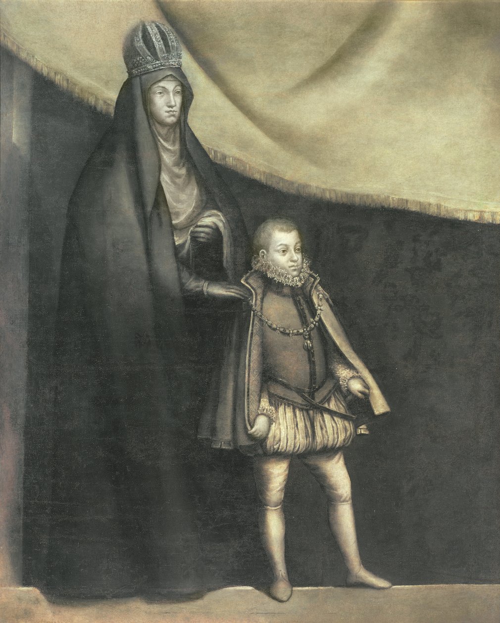 Keisarinna Maria ja Filippus III (1578-1621) 1583 tekijältä Blas del Prado