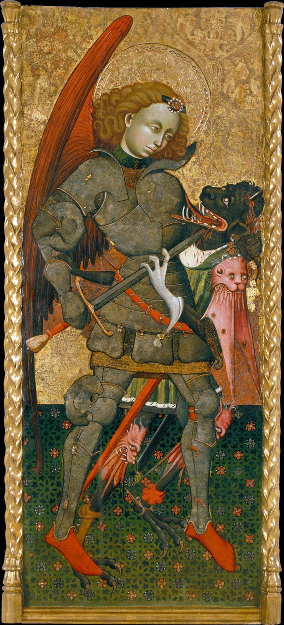 Pyhä arkkienkeli Mikael, n. 1440 tekijältä Blasco de Granen