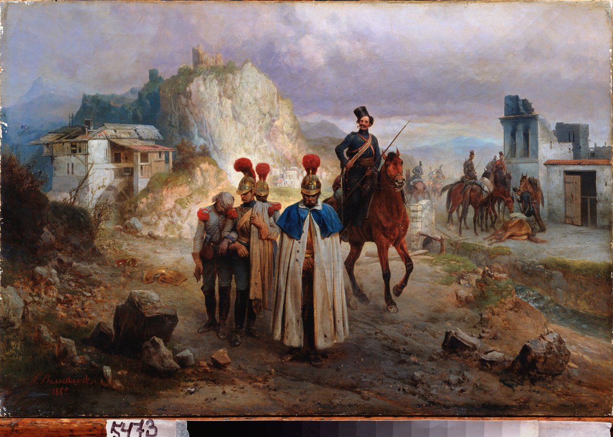 Vangitut ranskalaiset miehet vuonna 1814) tekijältä Bogdan Willewalde