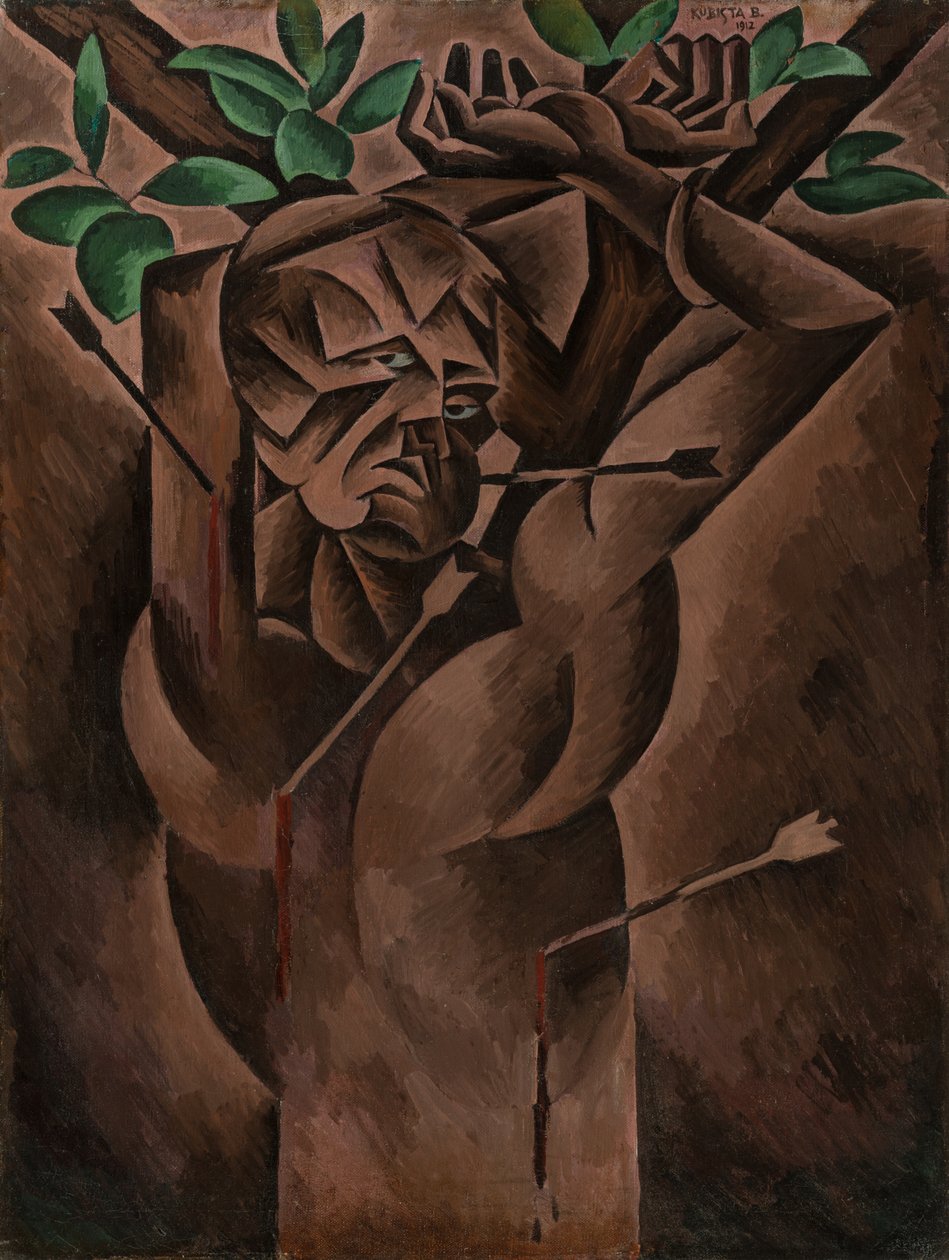 St. Sebastian, 1912 tekijältä Bohumil Kubišta