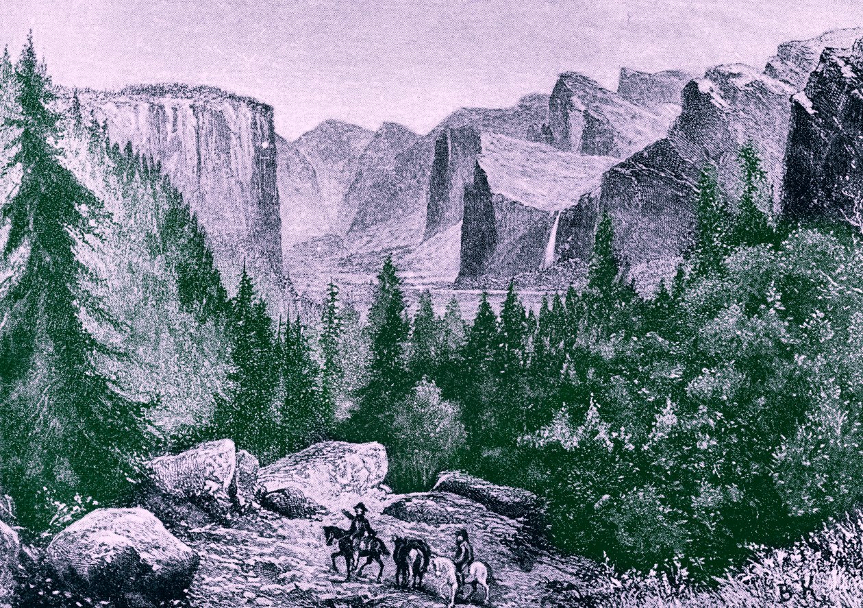 Yosemiten laakso tekijältä Bohuslav Kroupa