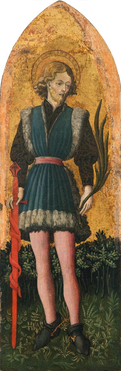 Saint Julian, n. 1450 (tempera aluksella) tekijältä Bonifacio Bembo