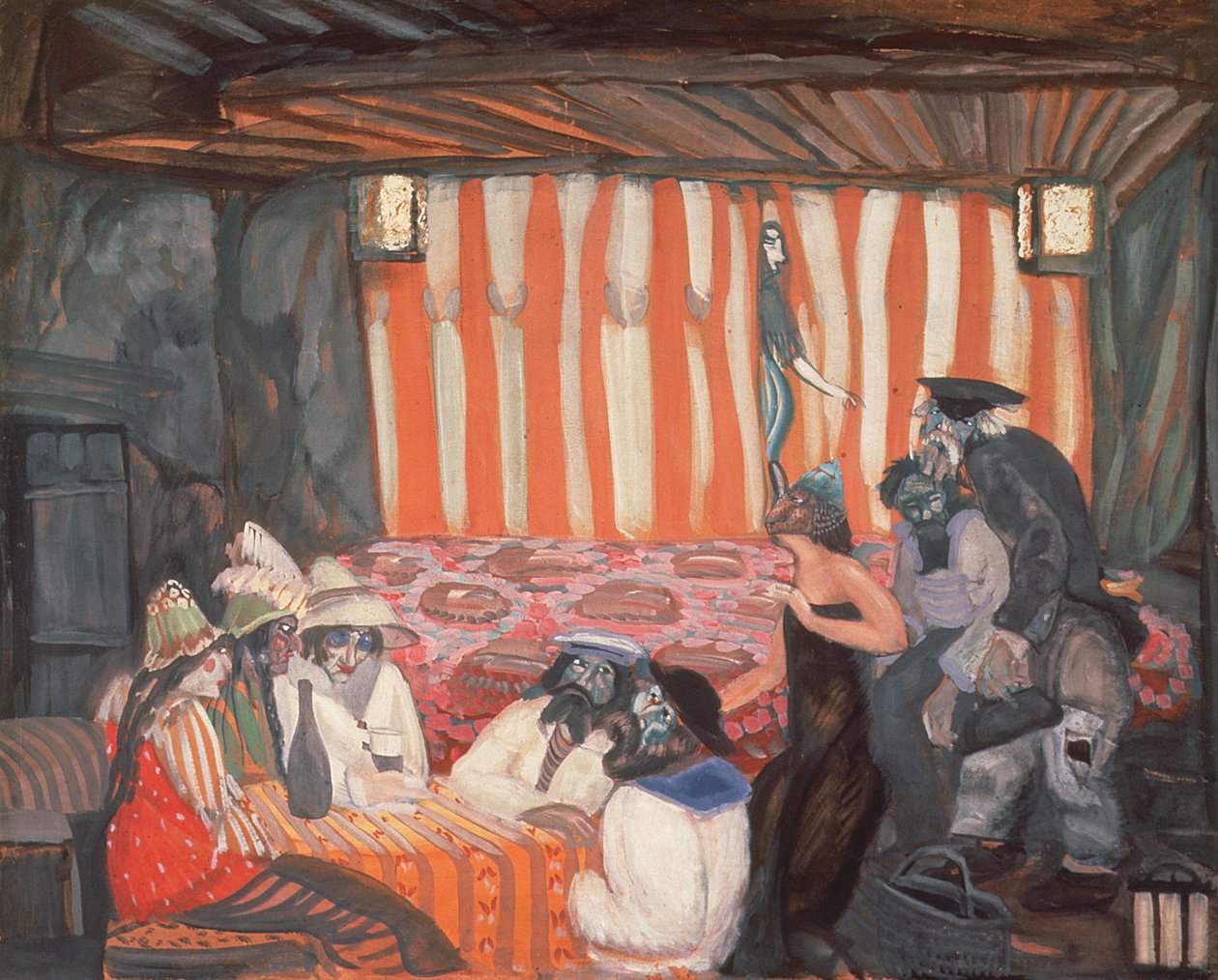 Kabaree II, 1918 tekijältä Boris Dmitrievich Grigoriev