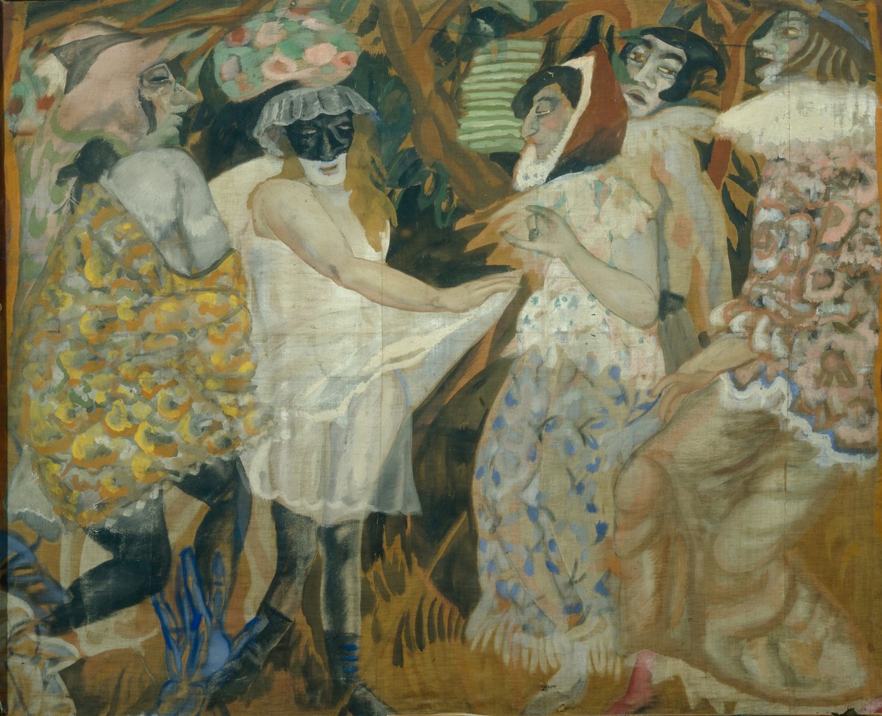 Naamiaiset, 1913-1914 tekijältä Boris Dmitrievich Grigoriev