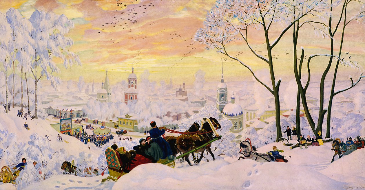 Faskiainen tekijältä Boris Mikhailovich Kustodiev