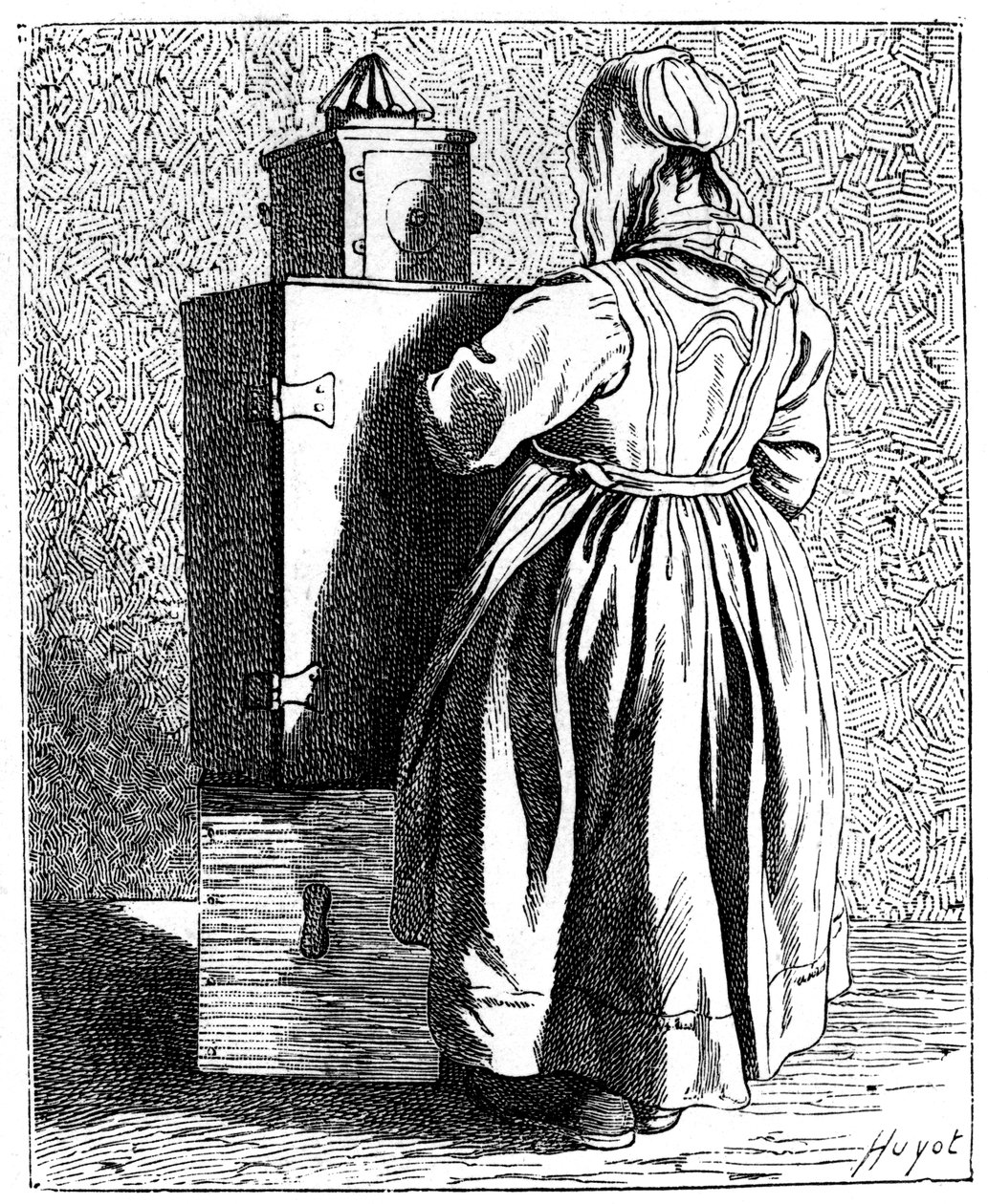 Taikalyhty, 1737-1742. tekijältä Bouchardon