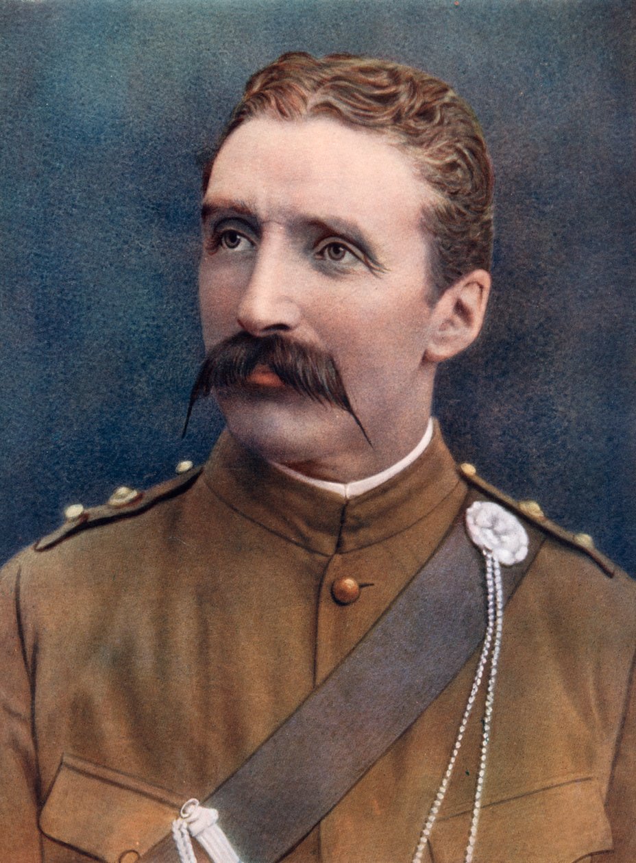 Everstiluutnantti DM Lumsden, brittiläinen sotilas, 1902. tekijältä Bourne and Shepherd