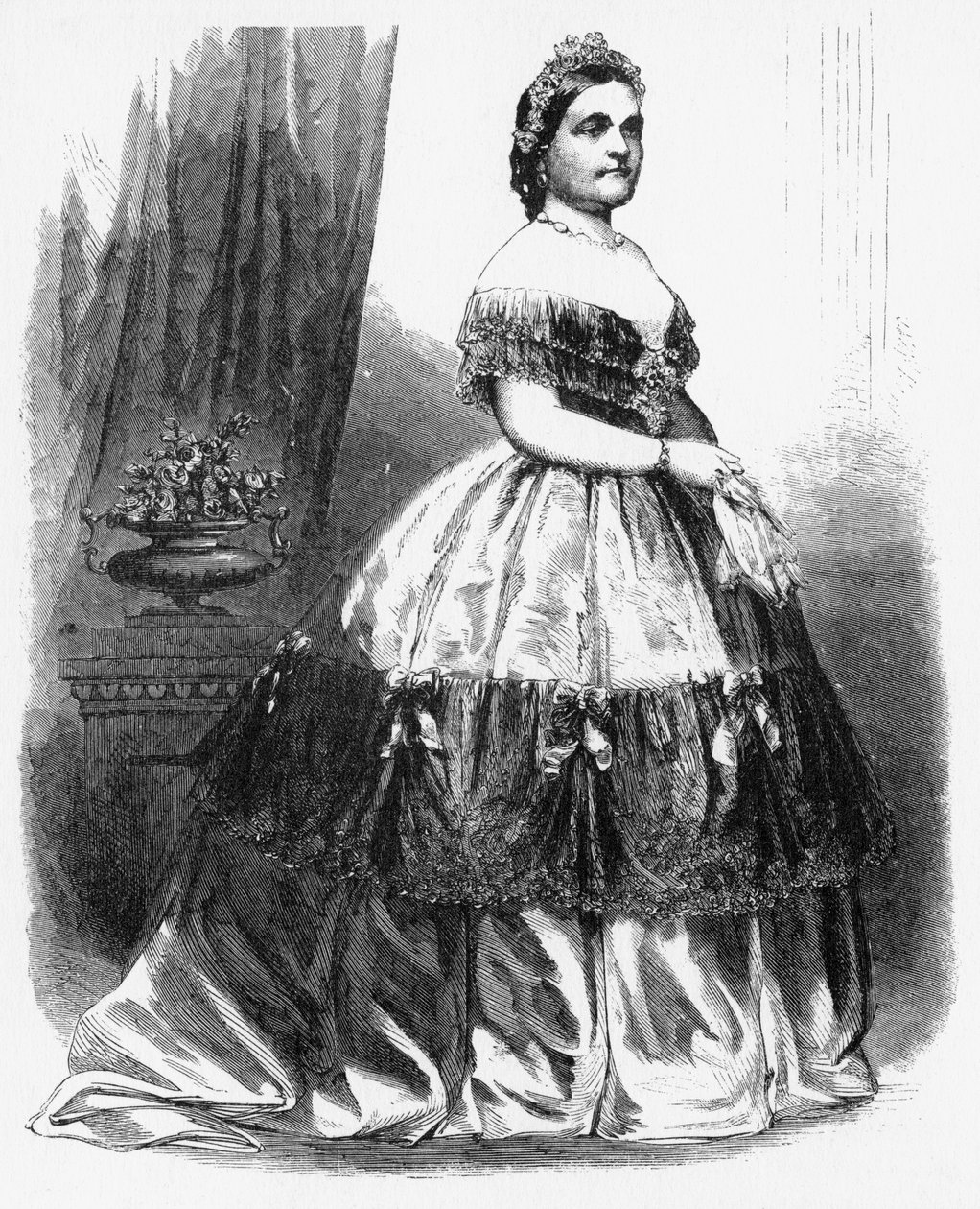 Rouva Lincoln, 1860-luku. tekijältä Brady