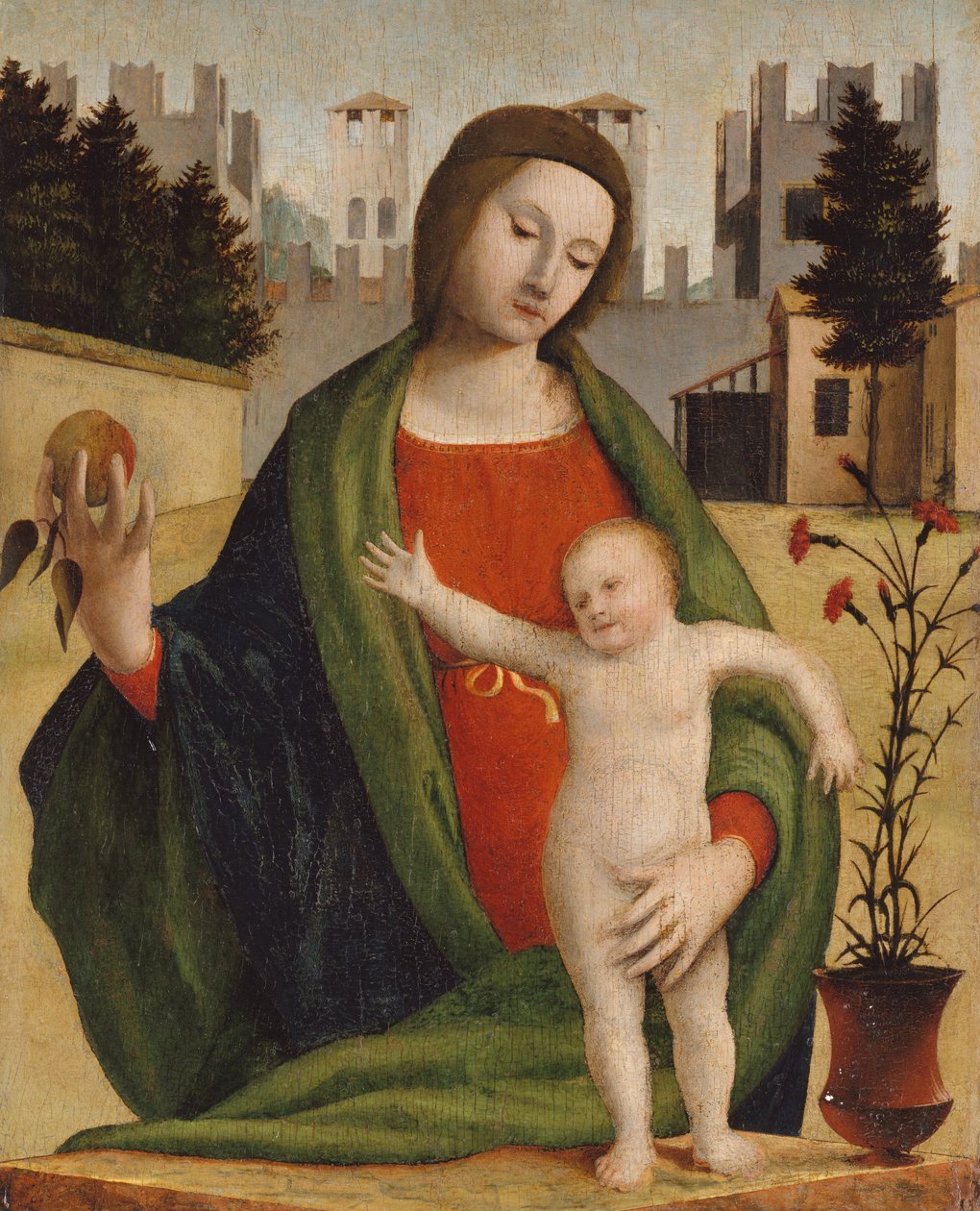 Madonna ja lapsi, ennen vuotta 1508. tekijältä Bramantino