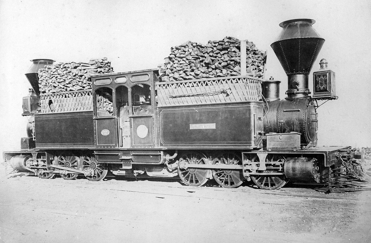 Double Fairlie -moottori, noin 1870-luku tekijältä British Photographer