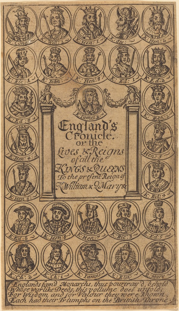 Frontespiisi tekijältä British 17th Century