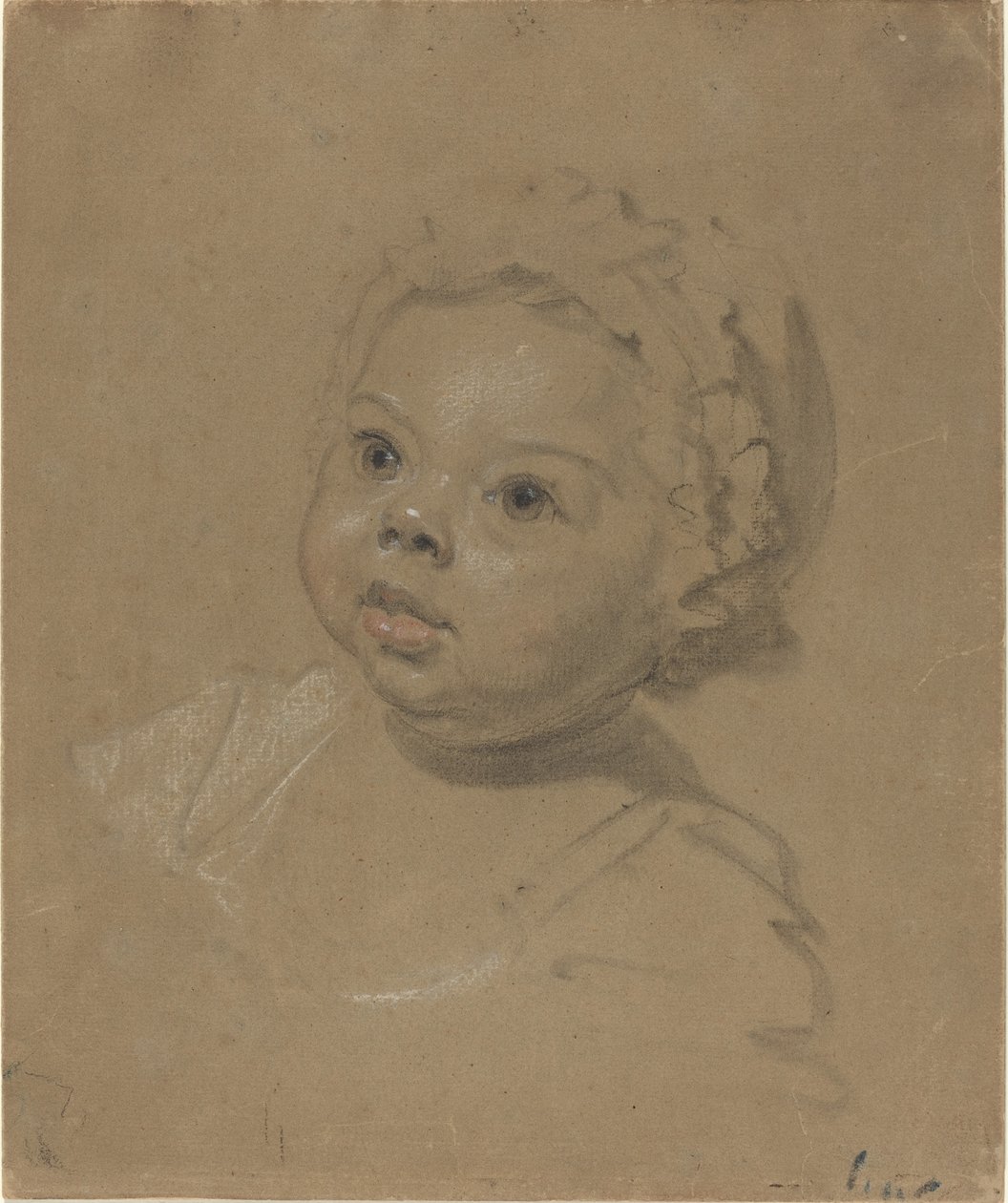 Lapsen pää tekijältä British 18th Century