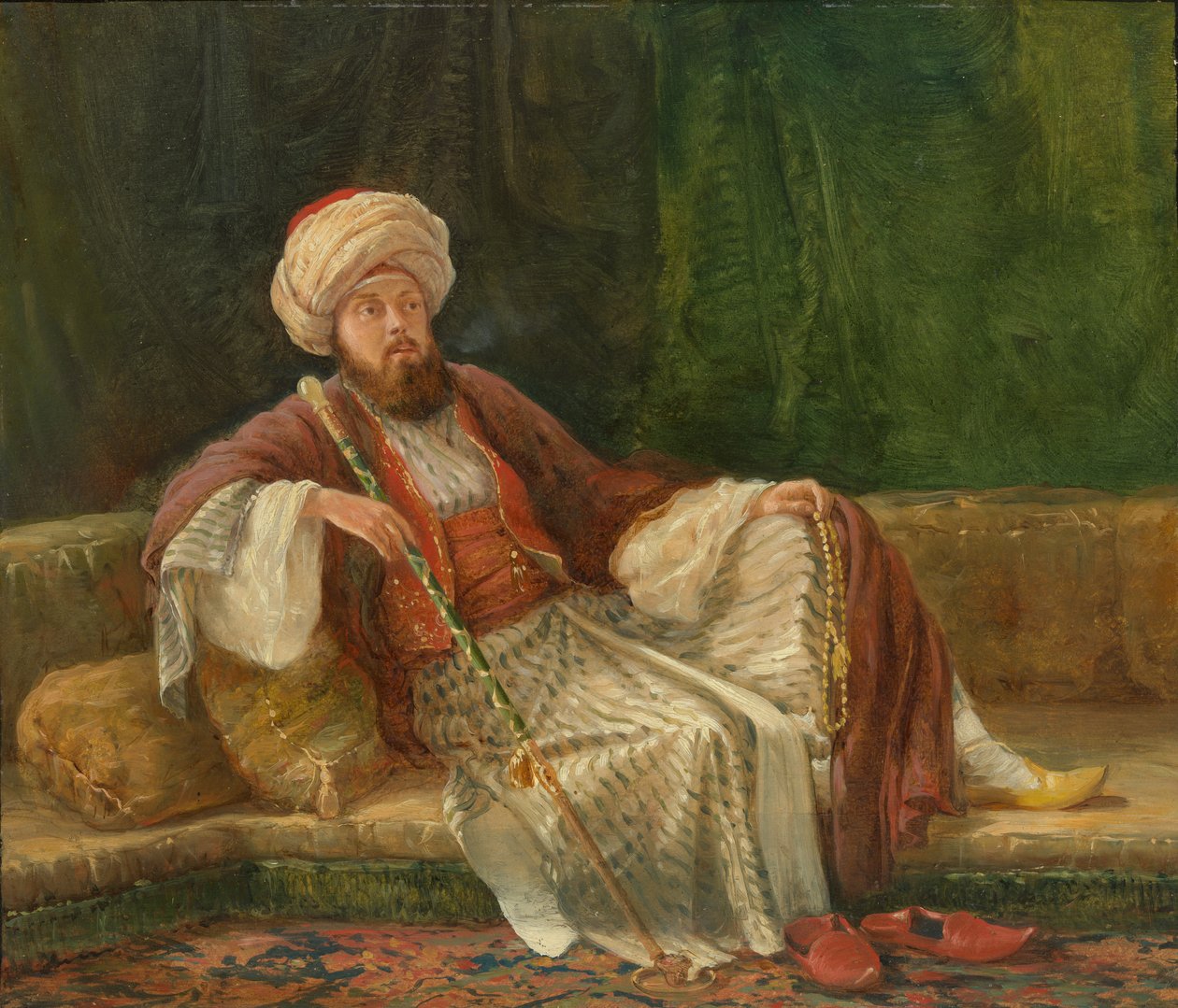 Western Gentleman itämaisessa asussa. tekijältä British Painter