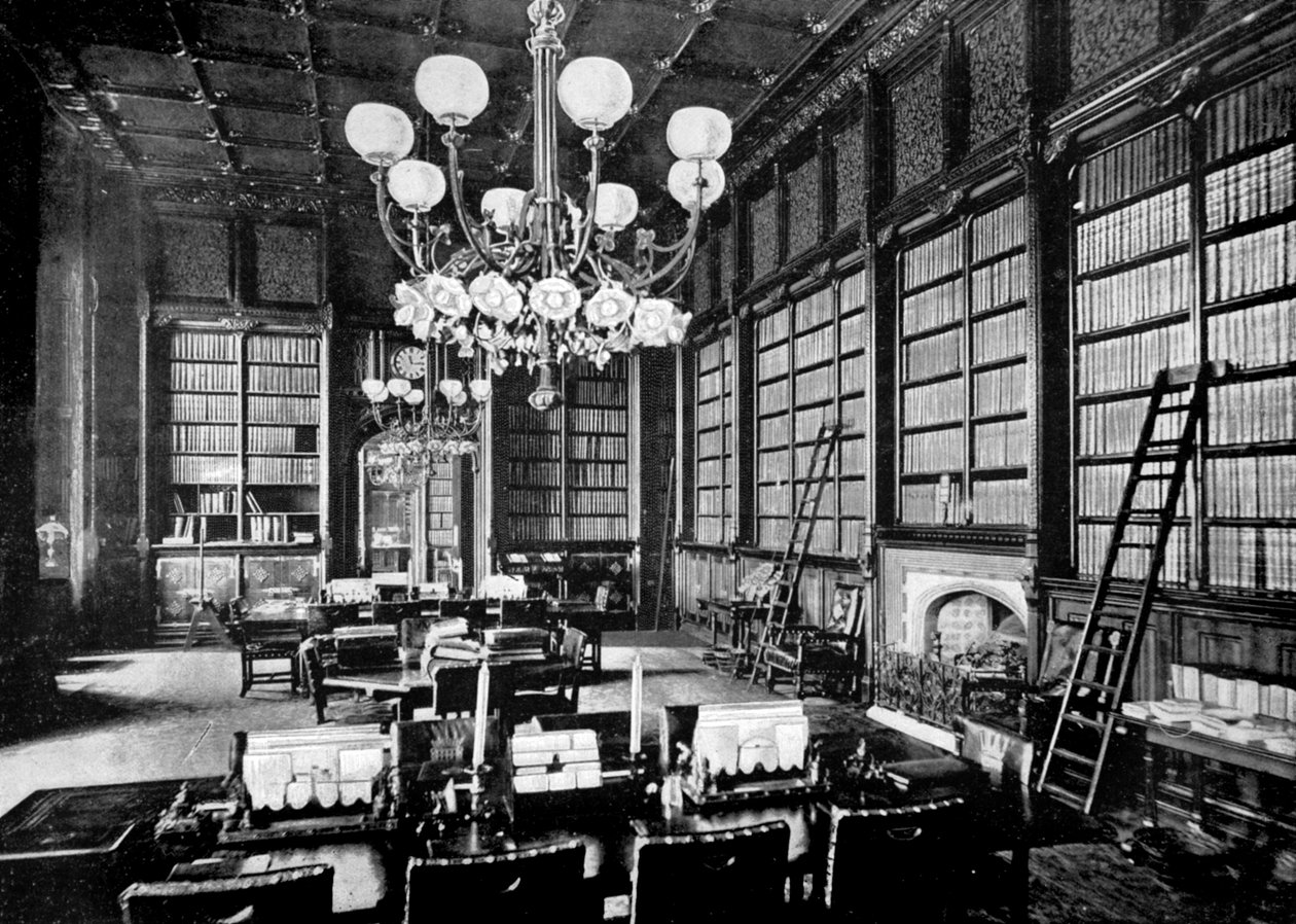 House of Commons Library, Lontoo, 1890 tekijältä British Photographer