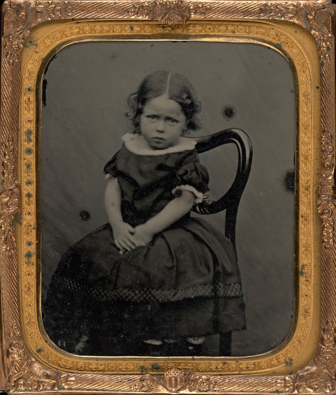 Tytön muotokuva,c. 1855 (kuva) tekijältä British Photographer