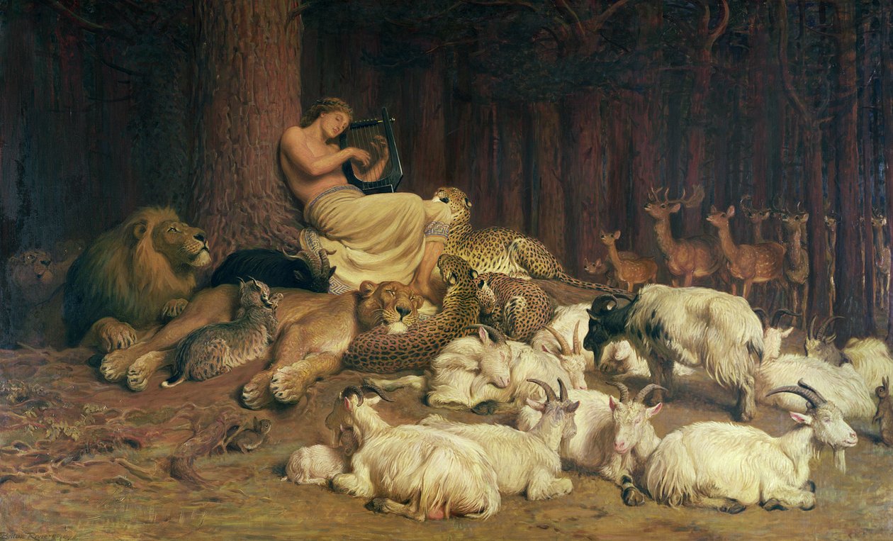 Apollo soittaa luuttua tekijältä Briton Riviere