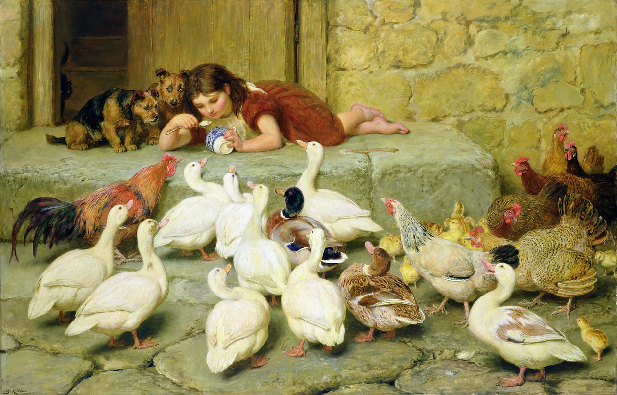 Viimeinen lusikka, 1880 tekijältä Briton Riviere