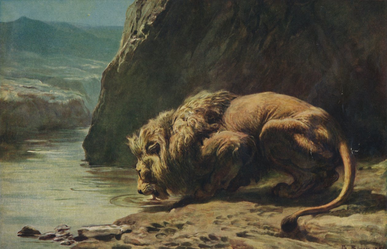 Kuningas juo, 1881, 1922. tekijältä Briton Riviere
