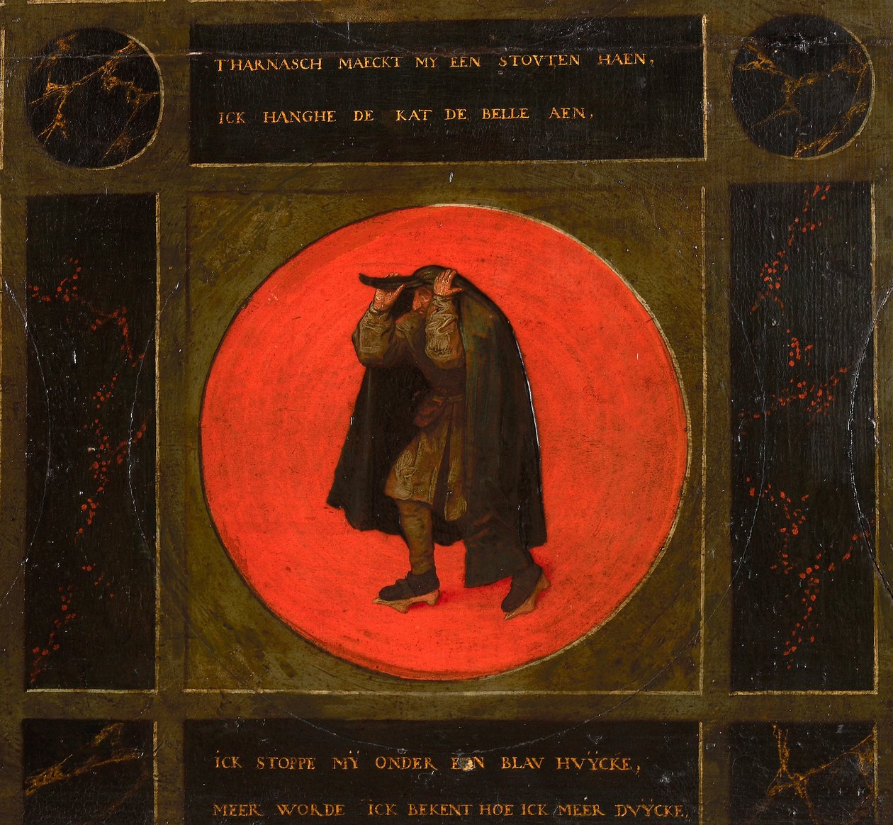 Kaksitoista sananlaskua, 1558. tekijältä Bruegel
