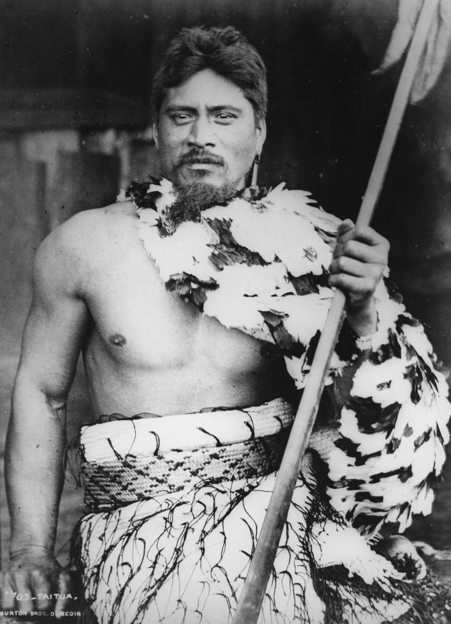Taitua st Taumarunui, Kings Country, 1885 tekijältä Burton Brothers Studio