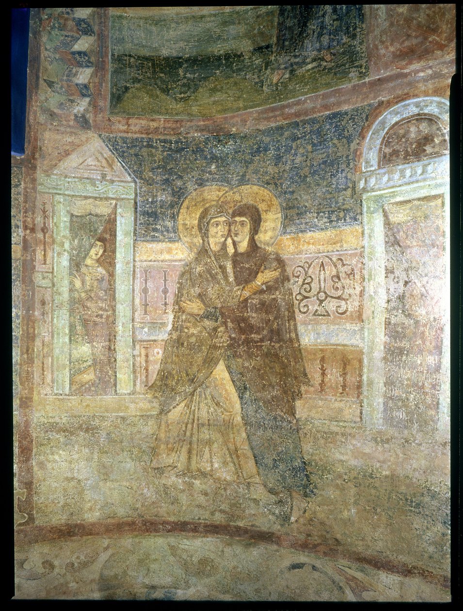 Vierailu, yksityiskohta kappelin sisustuksesta tekijältä Byzantine