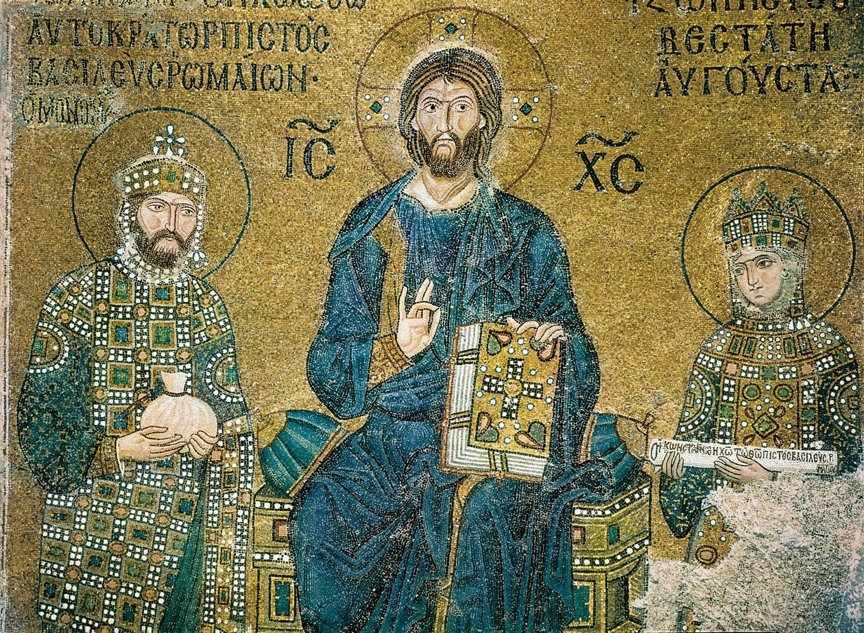 Zoe Mosaic, Hagia Sofia, Istanbul tekijältä Byzantine