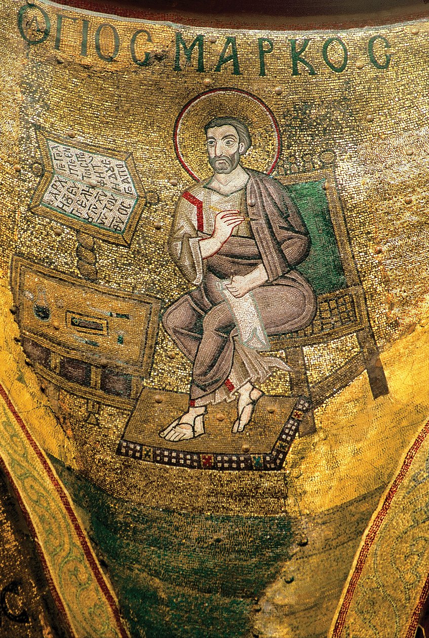 Pyhä Markus evankelista tekijältä Byzantine Byzantine